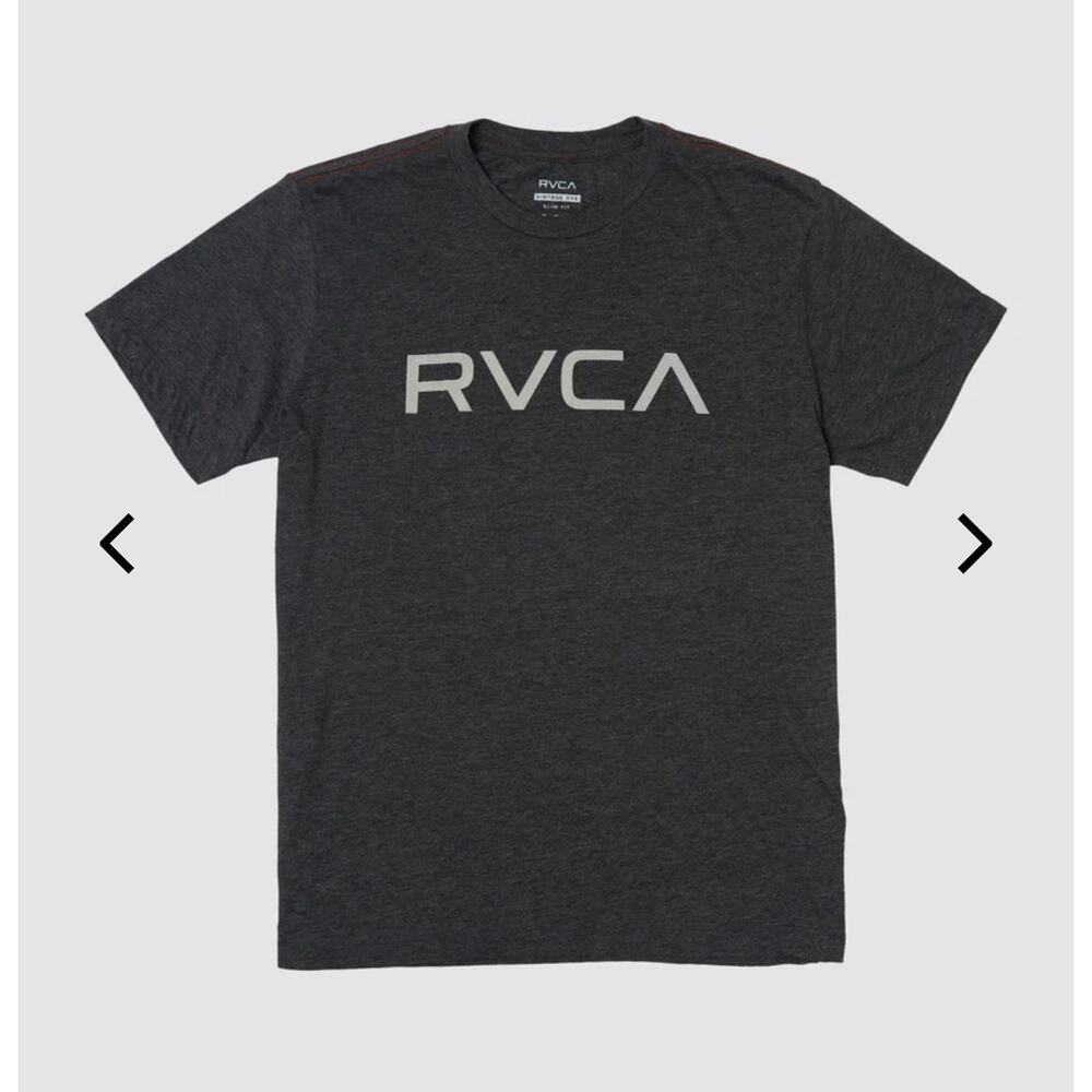RVCA Regular Fit Men’s Short Sleeve Shirt Gray Size Small